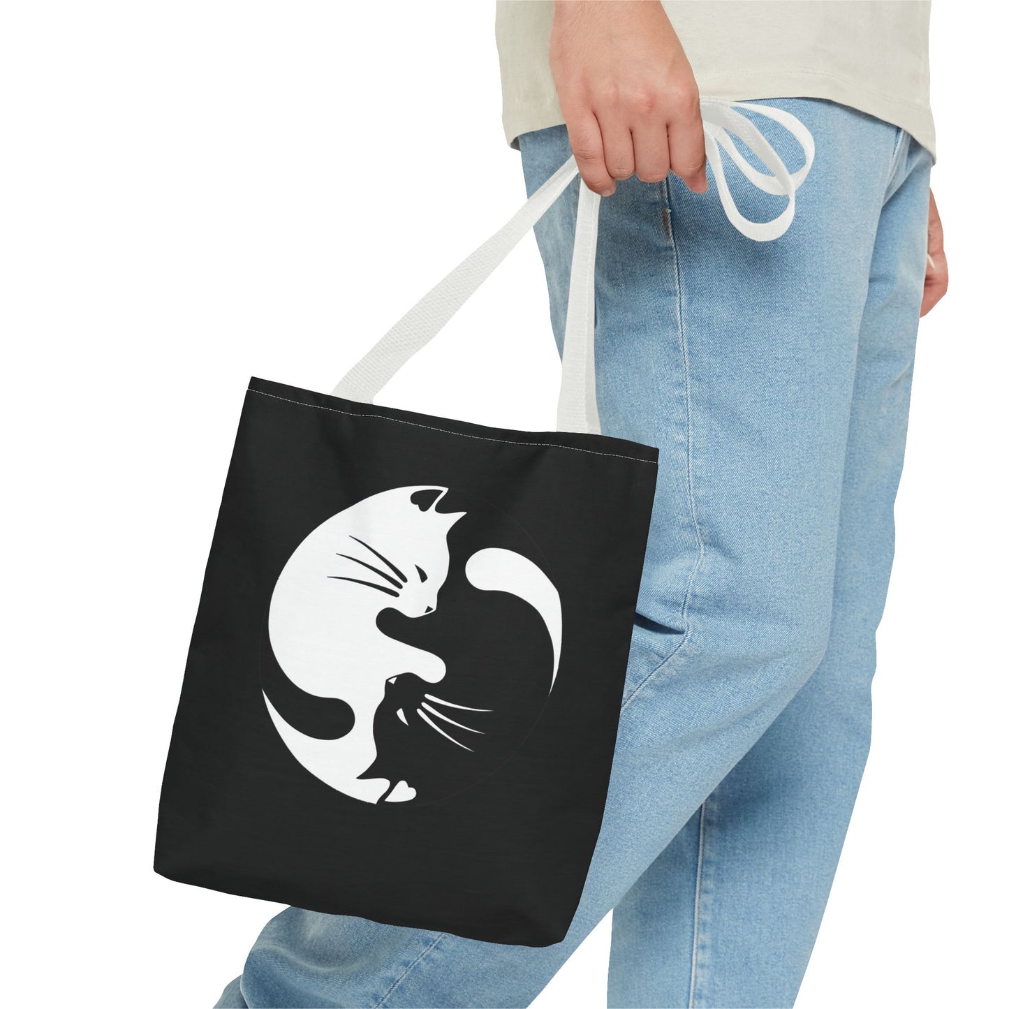 Yin Yang Kitties Tote Bag
