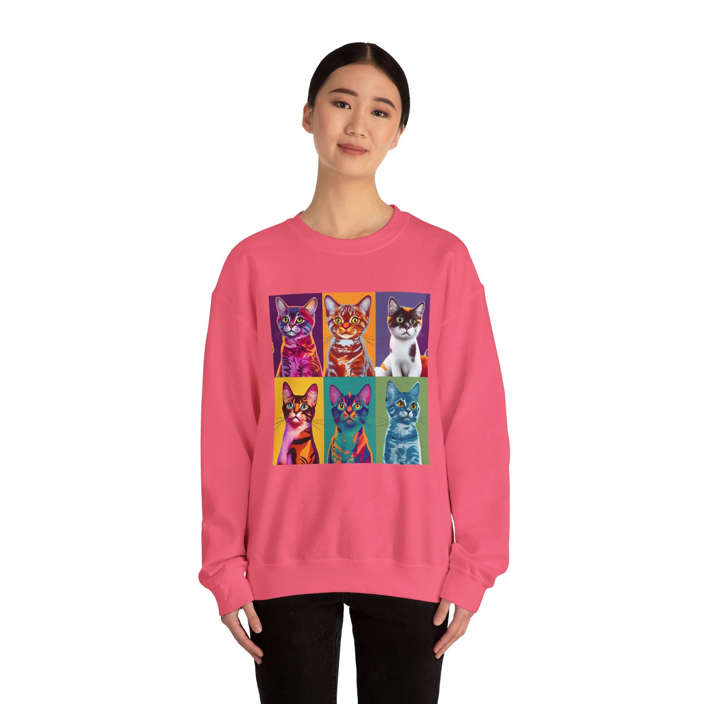 Catty Warhol Crewneck Sweatshirt