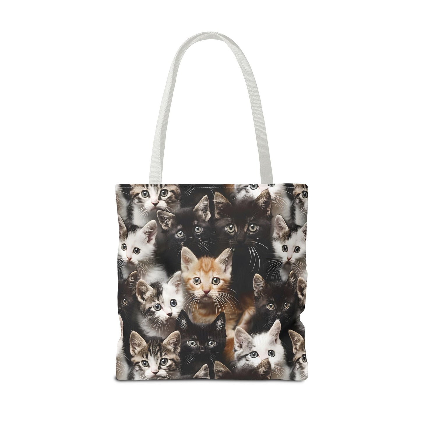 Cozy Kitten Crowd Tote Bag