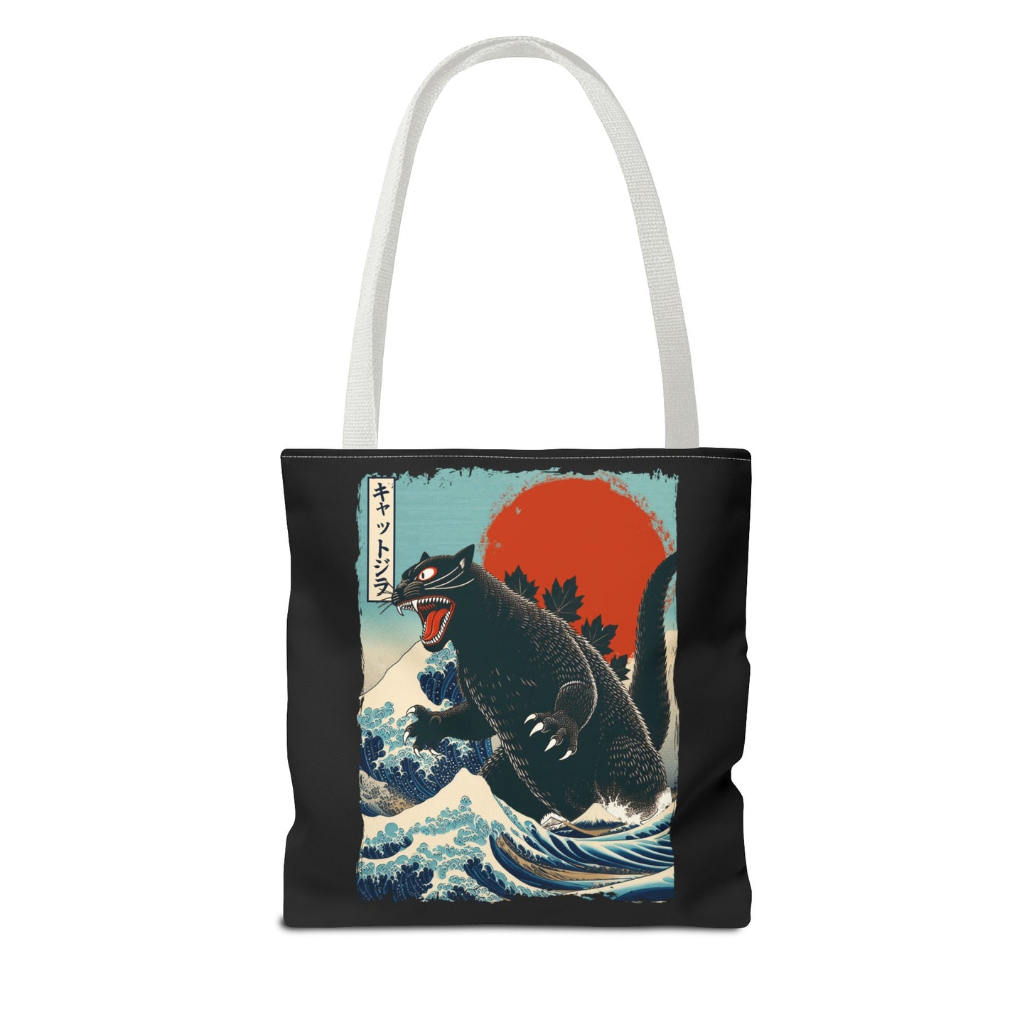 Catzilla Japanese Art Tote Bag
