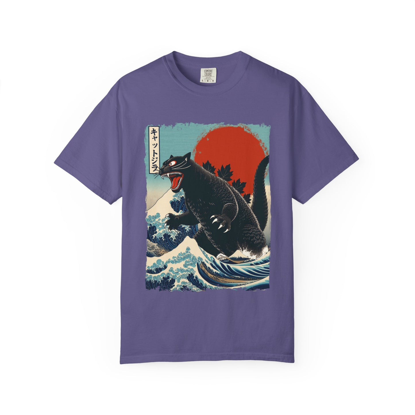 Catzilla Japanese Art T-Shirt