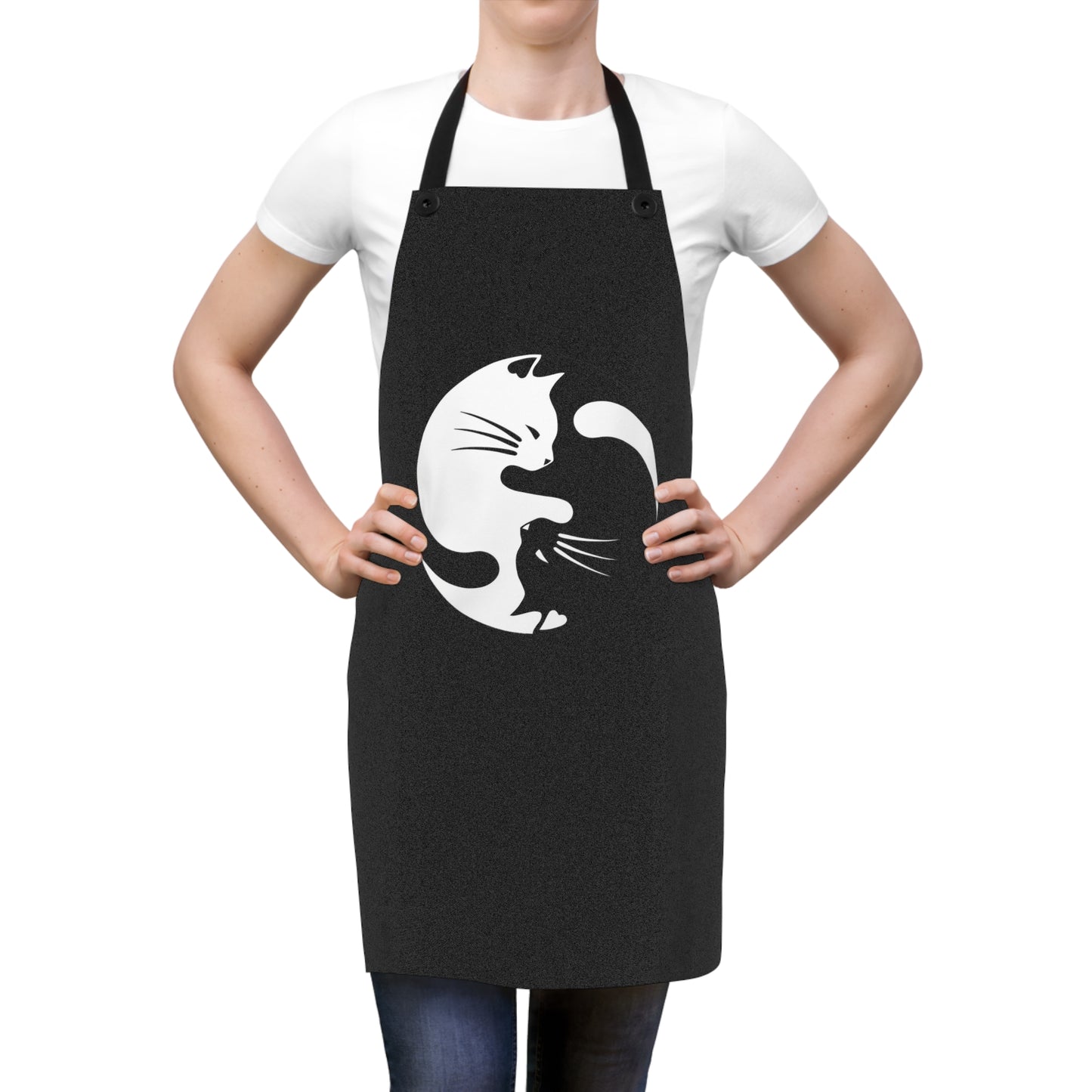 Yin Yang Kitties Apron