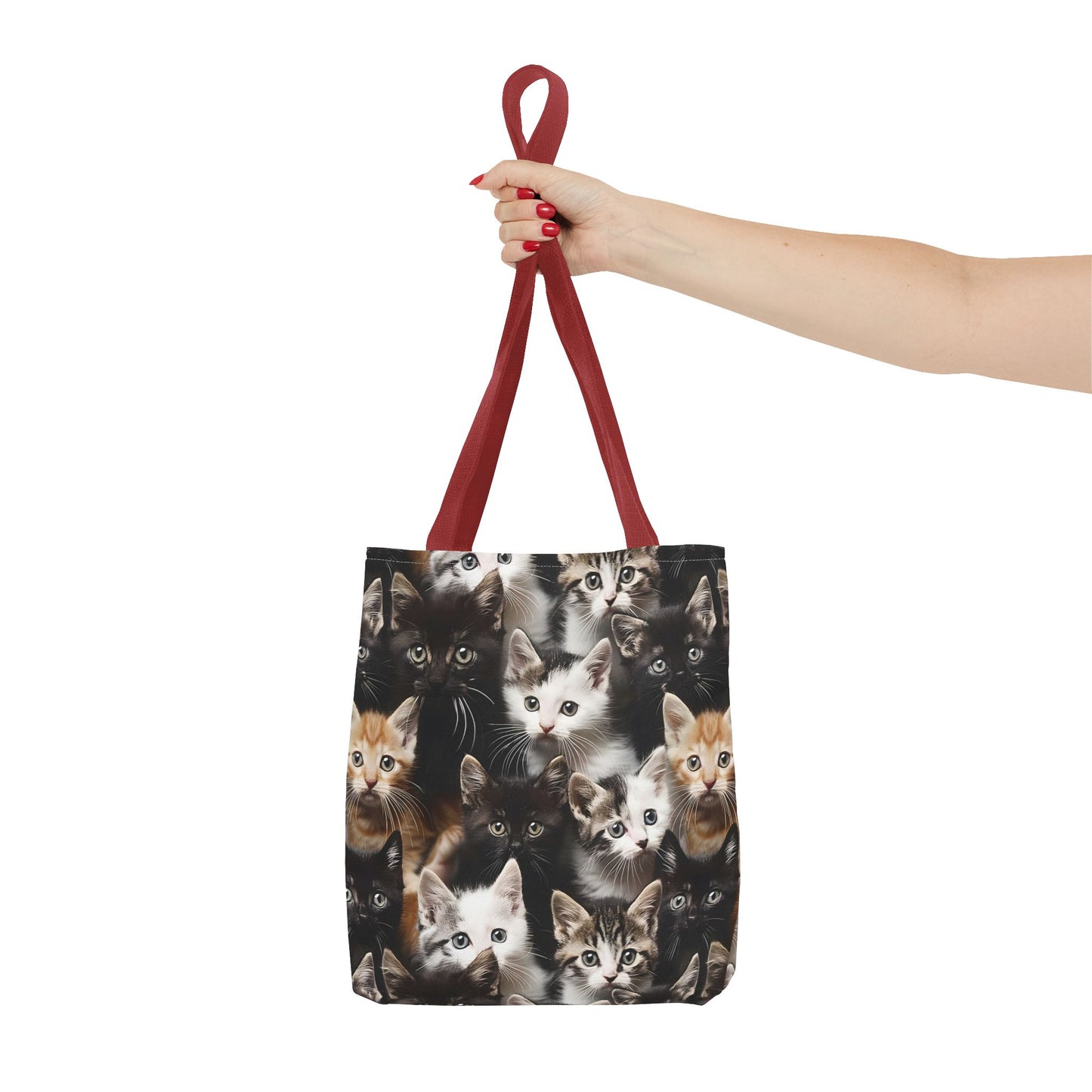 Cozy Kitten Crowd Tote Bag