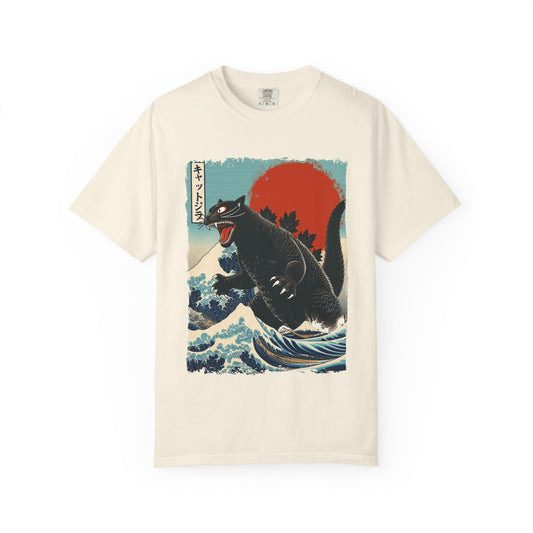 Catzilla Japanese Art T-Shirt