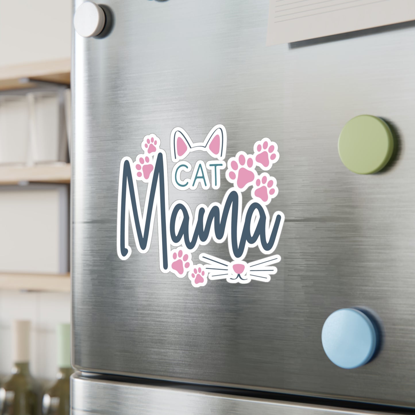 Cat Mama Vinyl Decal Sticker