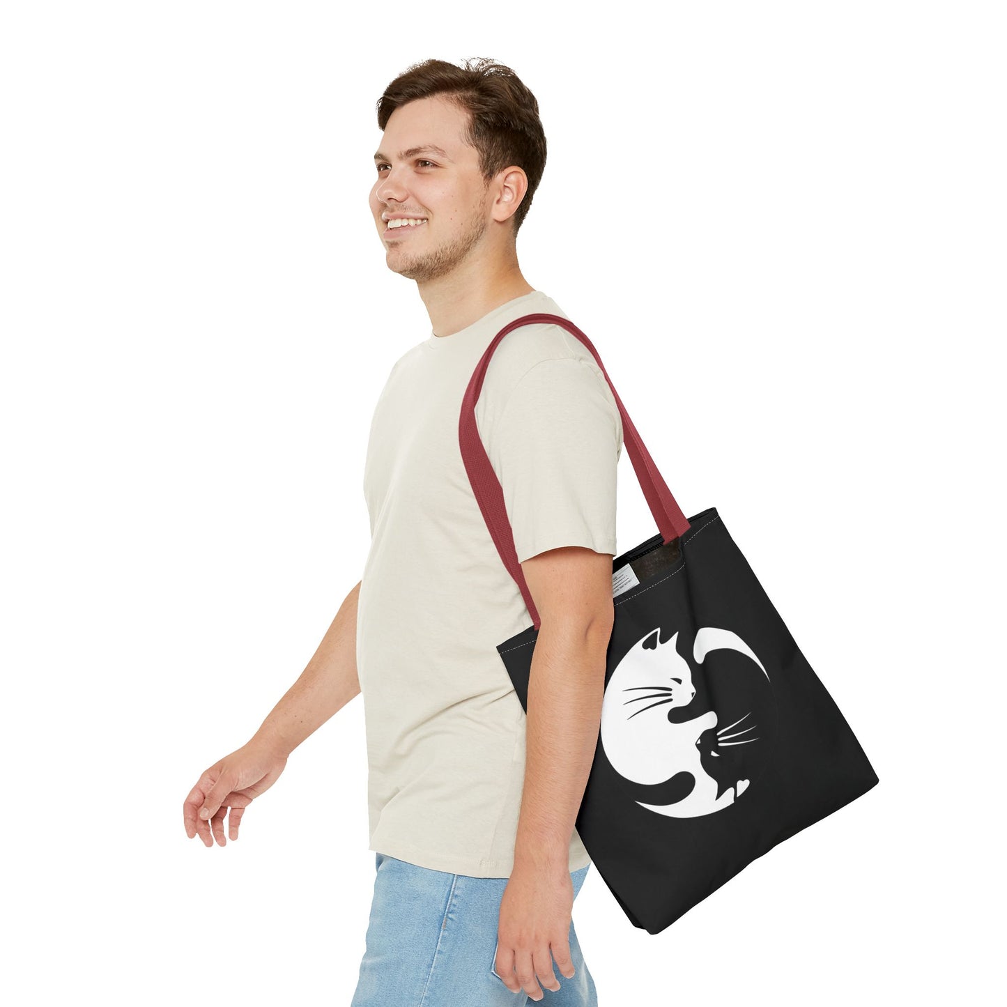 Yin Yang Kitties Tote Bag