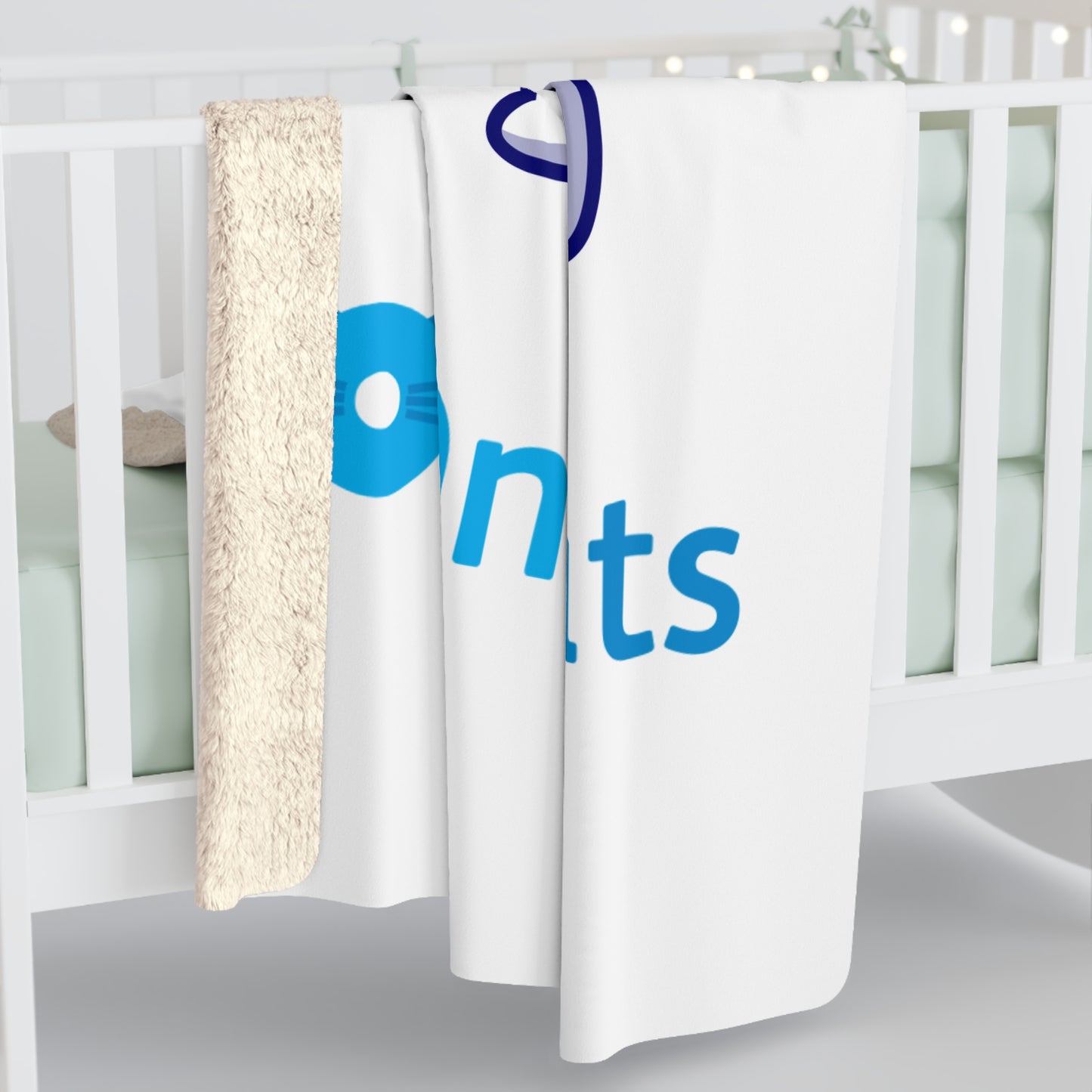 OnlyCats Cat Butt Sherpa Fleece Blanket
