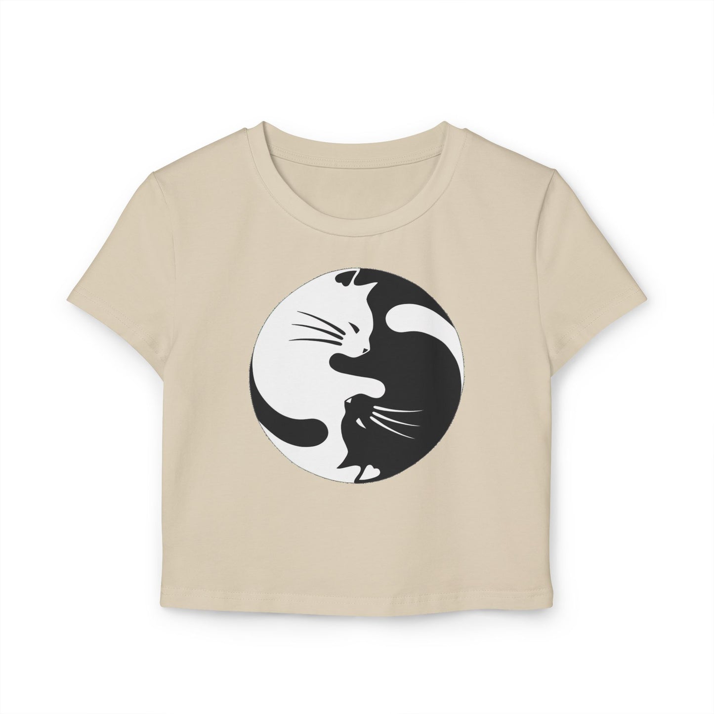 Yin Yang Kitties Women's Baby Tee