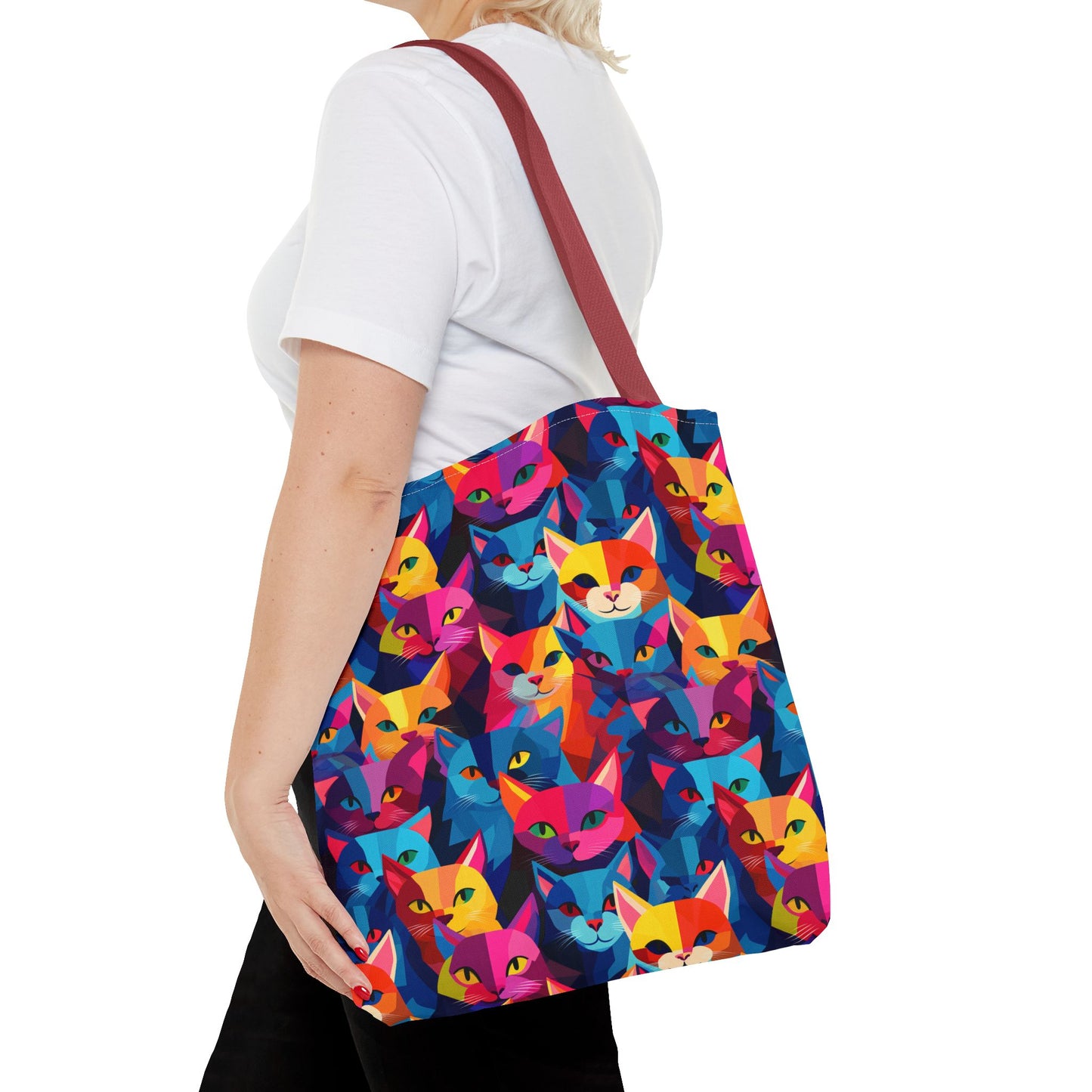 Prismatic Paws Tote Bag