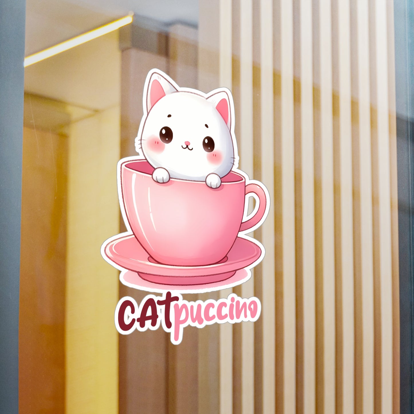 CATpuccino Vinyl Decal Sticker