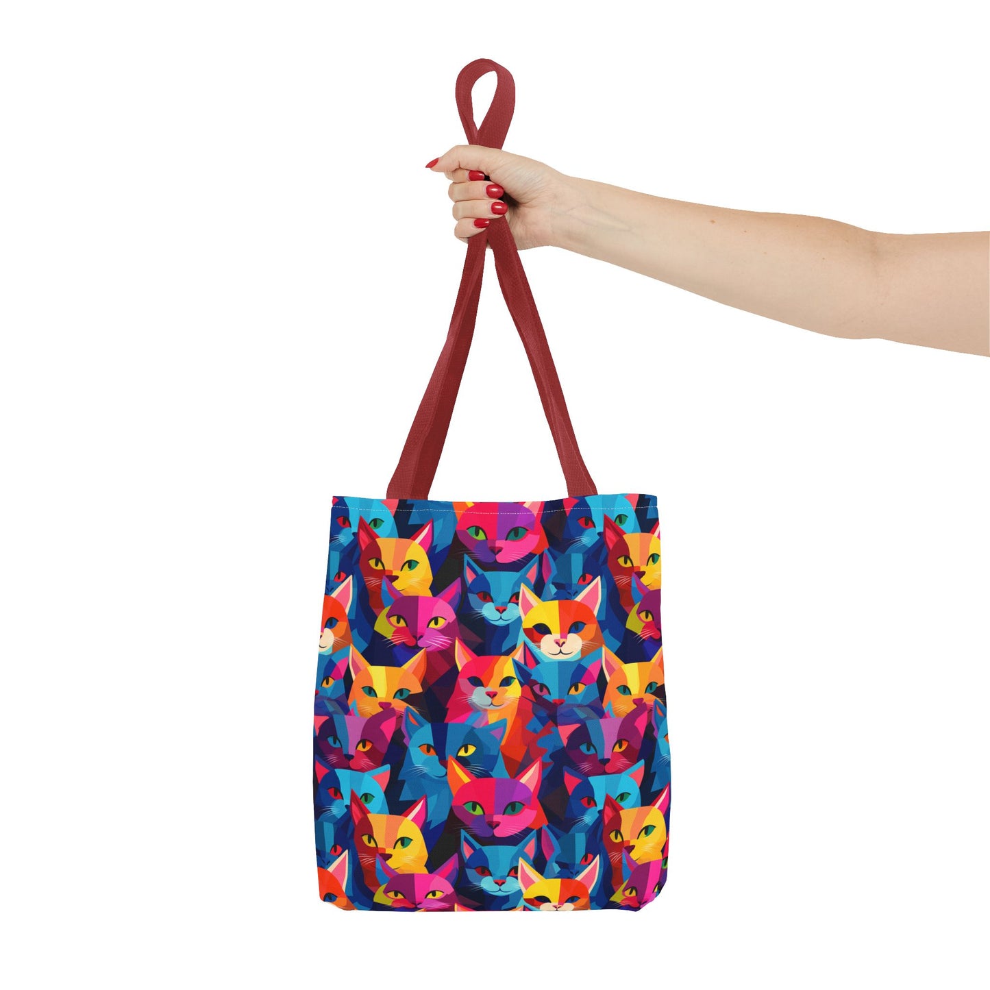 Prismatic Paws Tote Bag