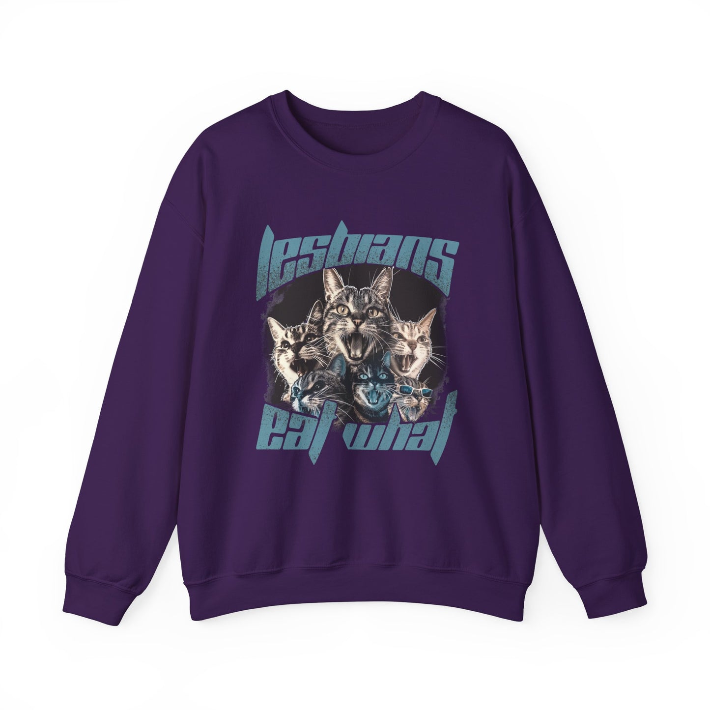 Lesbians Eat What?? Crewneck Sweatshirt