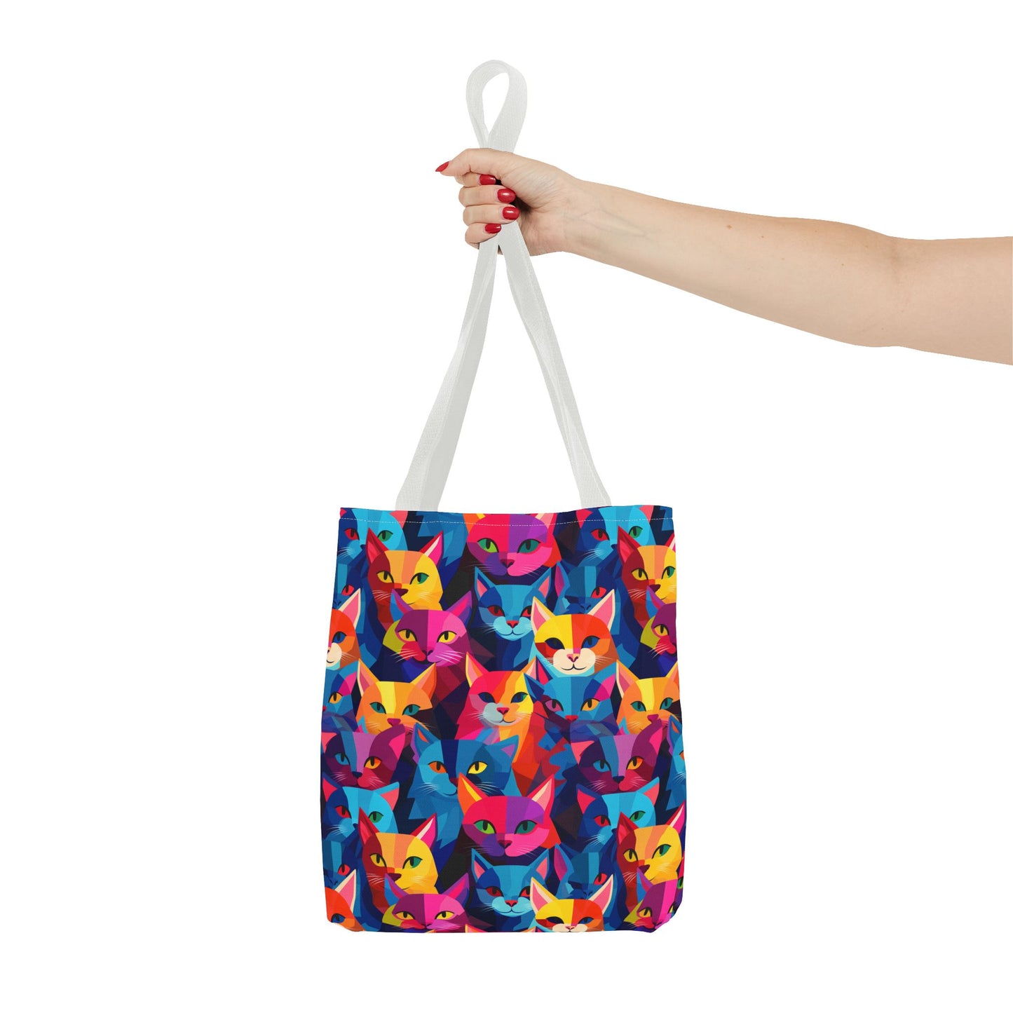 Prismatic Paws Tote Bag