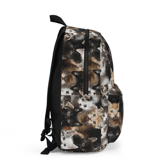 Cozy Kitten Crowd Backpack