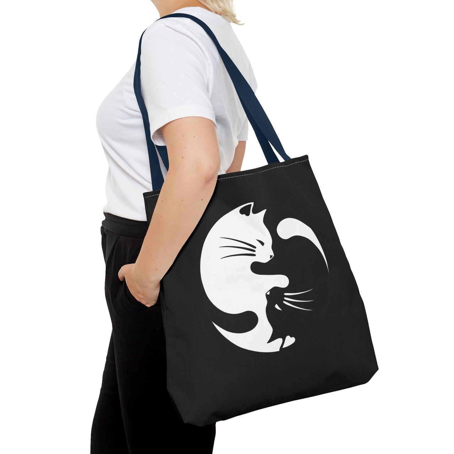 Yin Yang Kitties Tote Bag