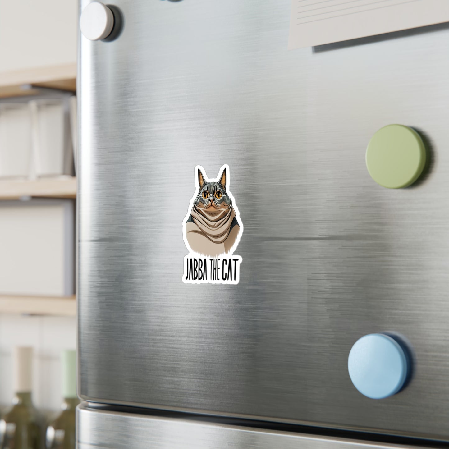 Jabba The Cat Vinyl Decal