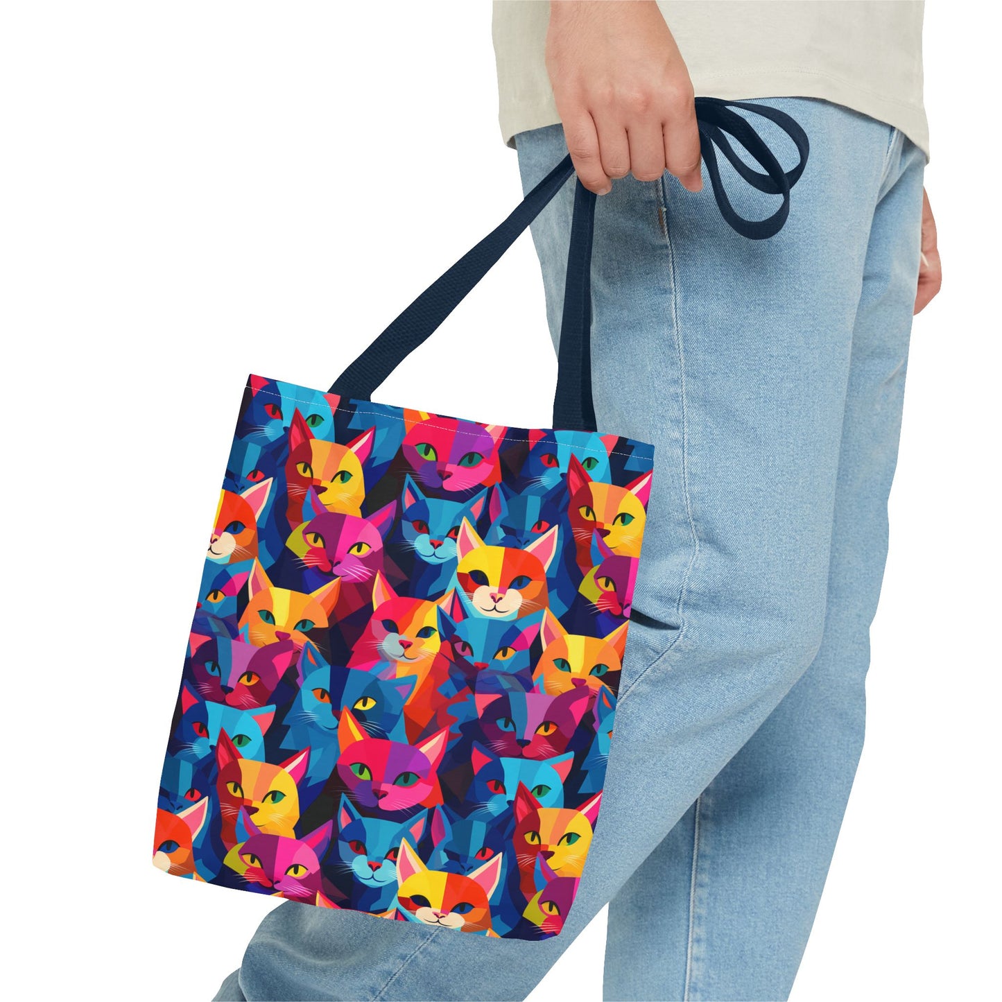 Prismatic Paws Tote Bag