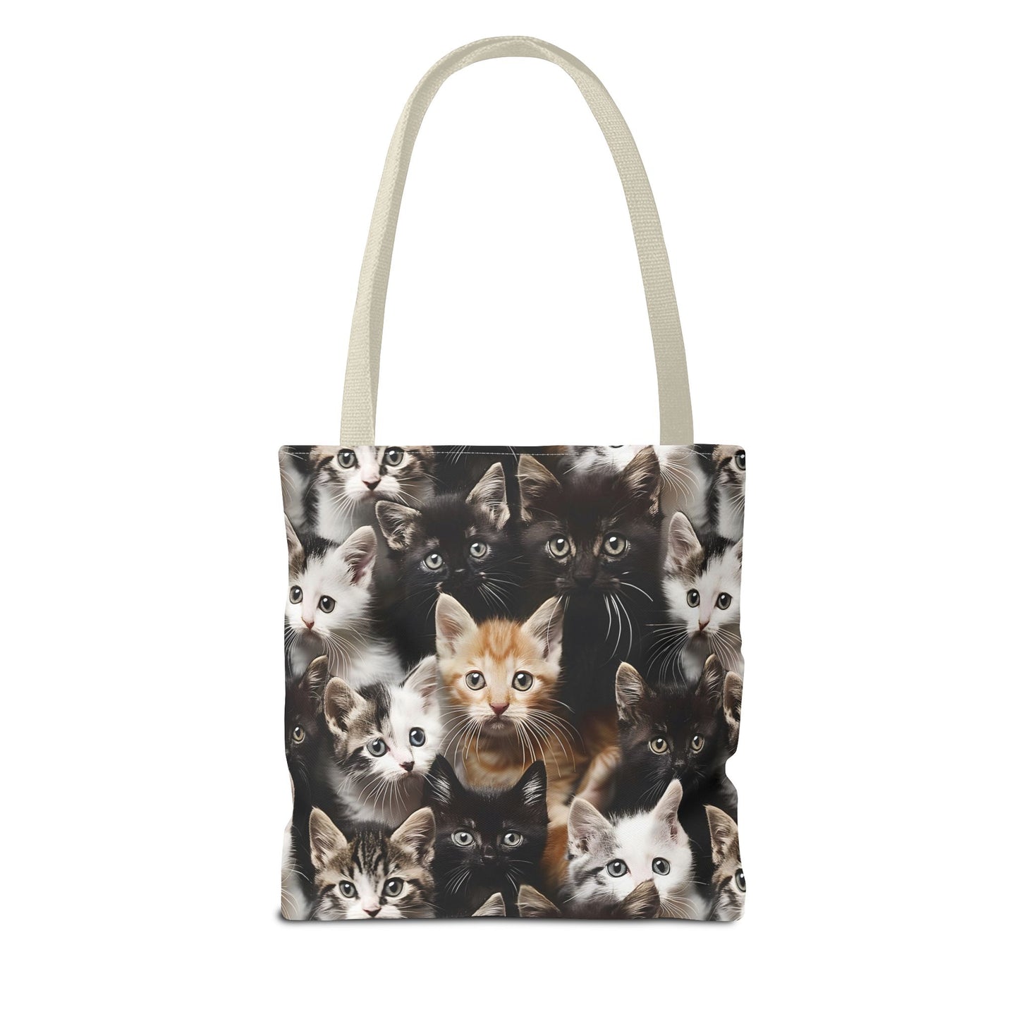 Cozy Kitten Crowd Tote Bag