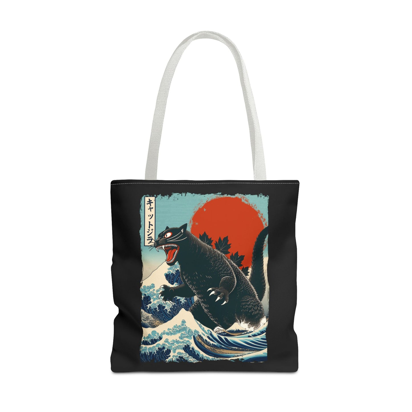 Catzilla Japanese Art Tote Bag