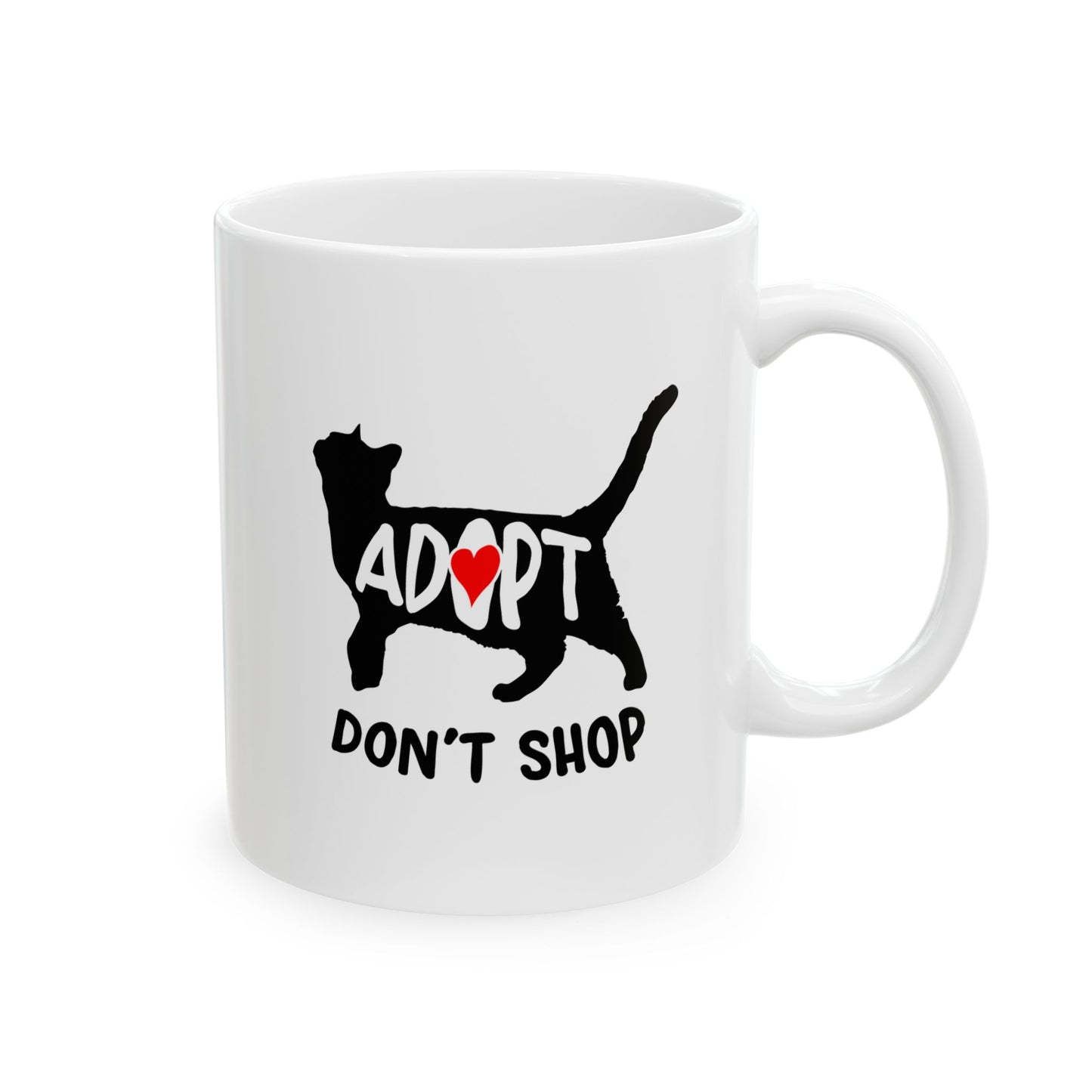 Adopt Don’t Shop Coffee Mug