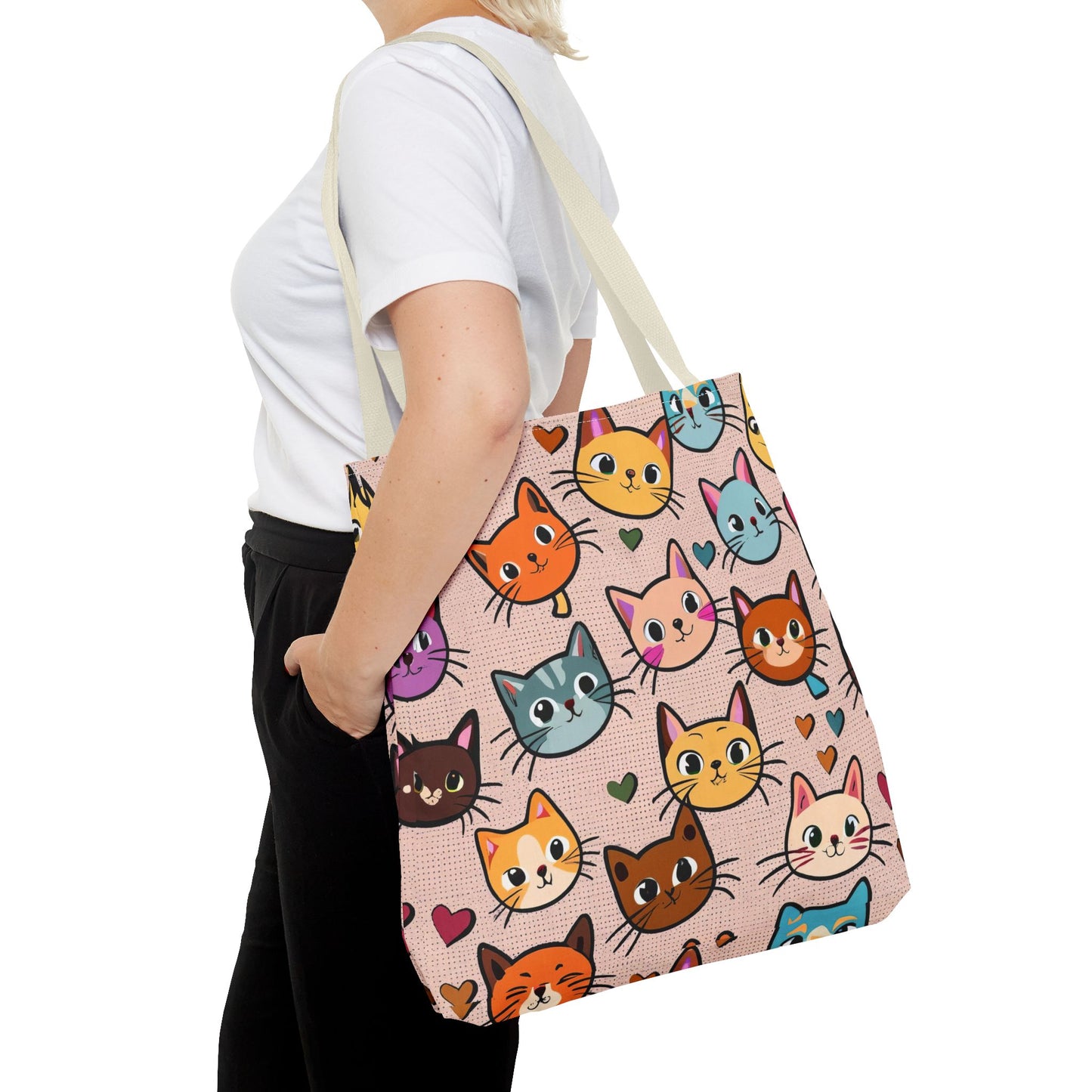 Chibi Cats Tote Bag
