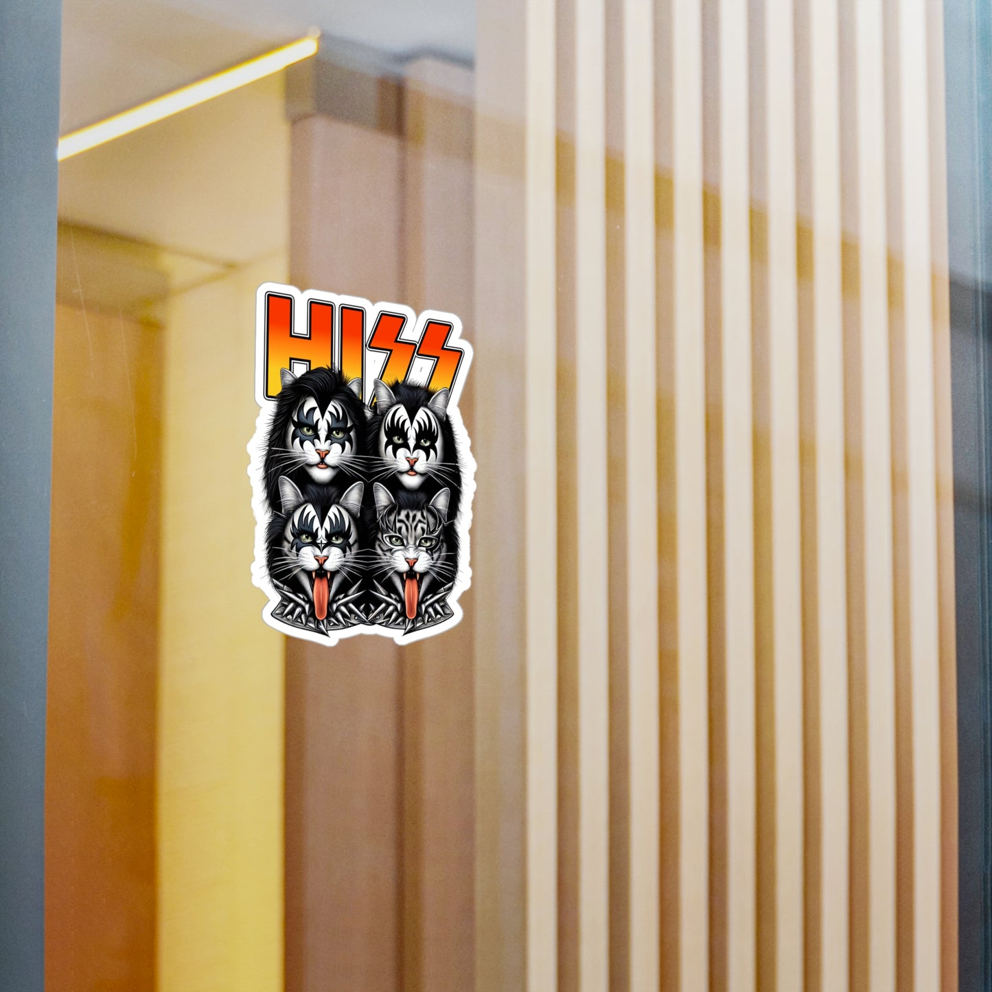 Hiss Band Vinyl Decal