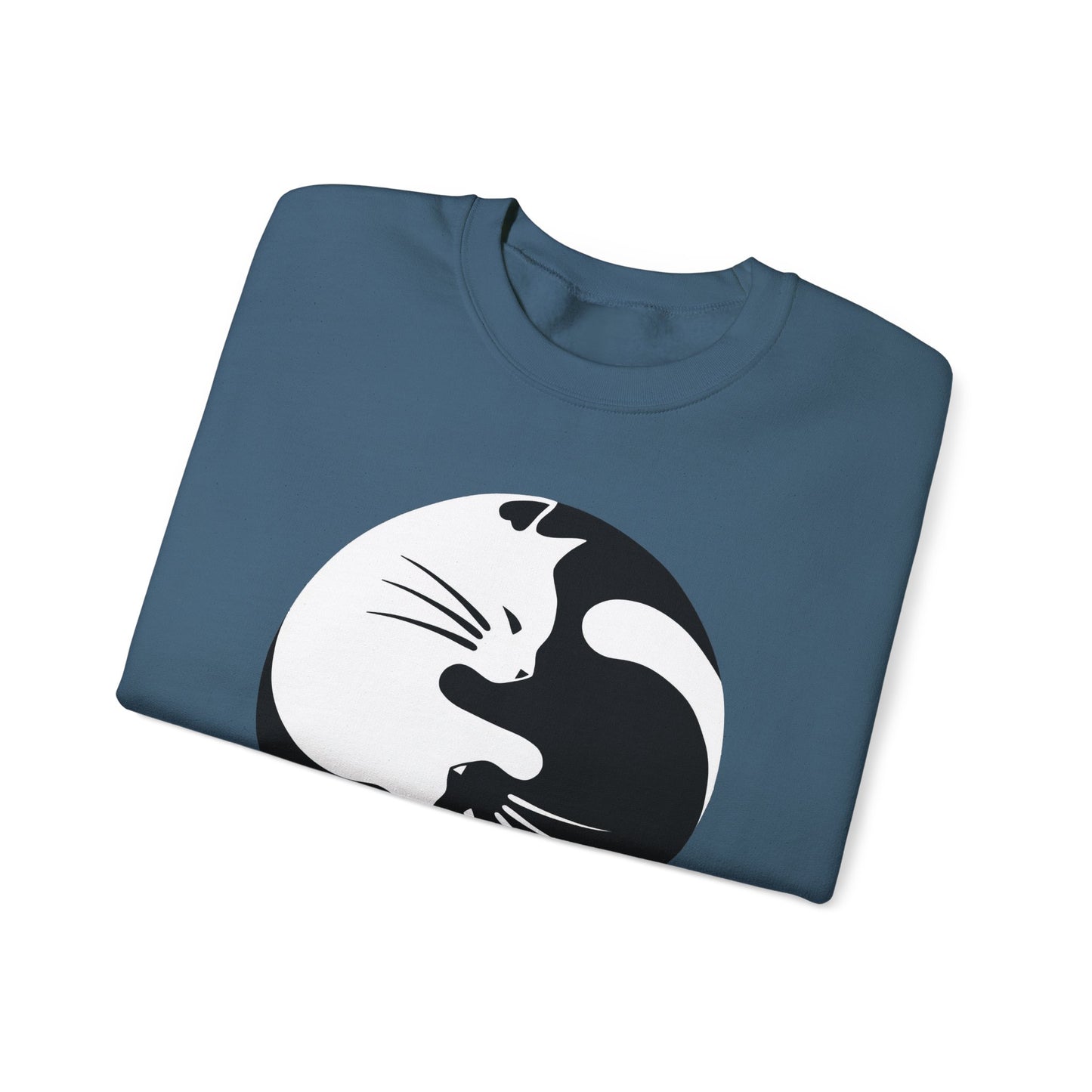 Yin Yang Kitties Crewneck Sweatshirt