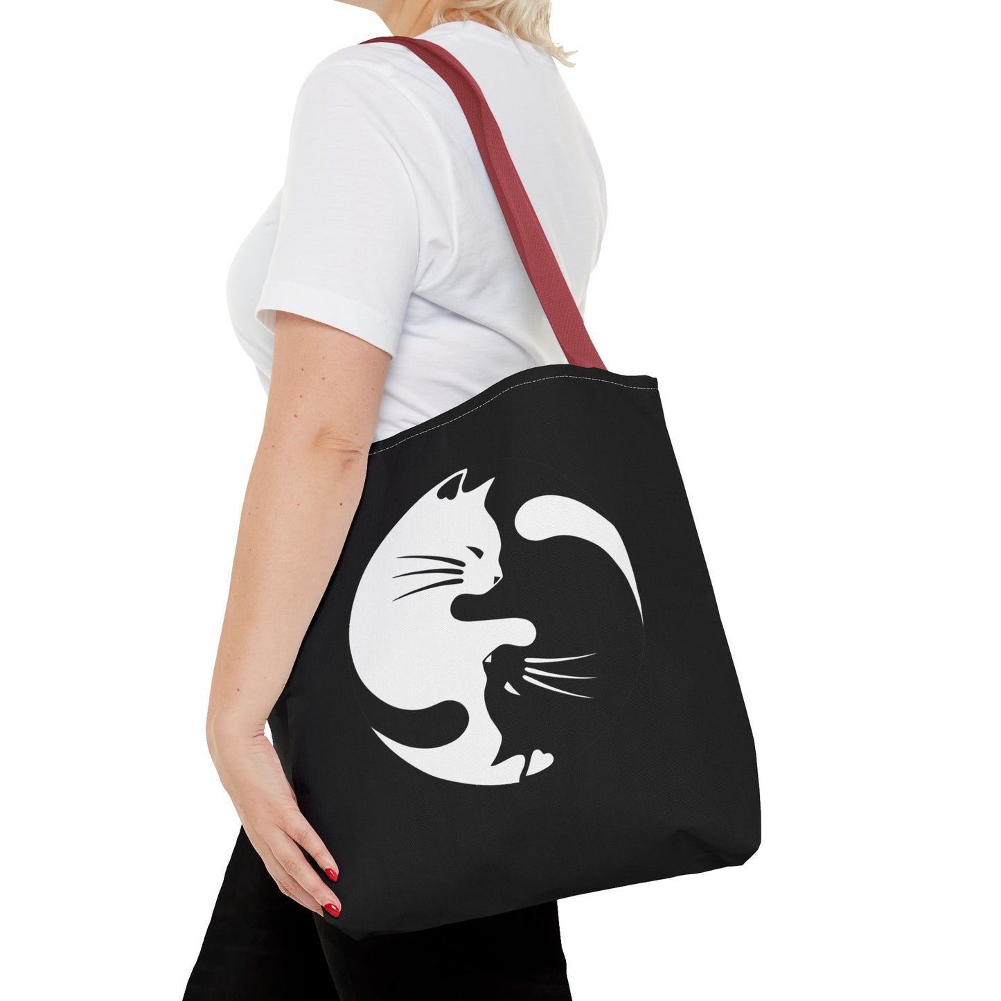 Yin Yang Kitties Tote Bag