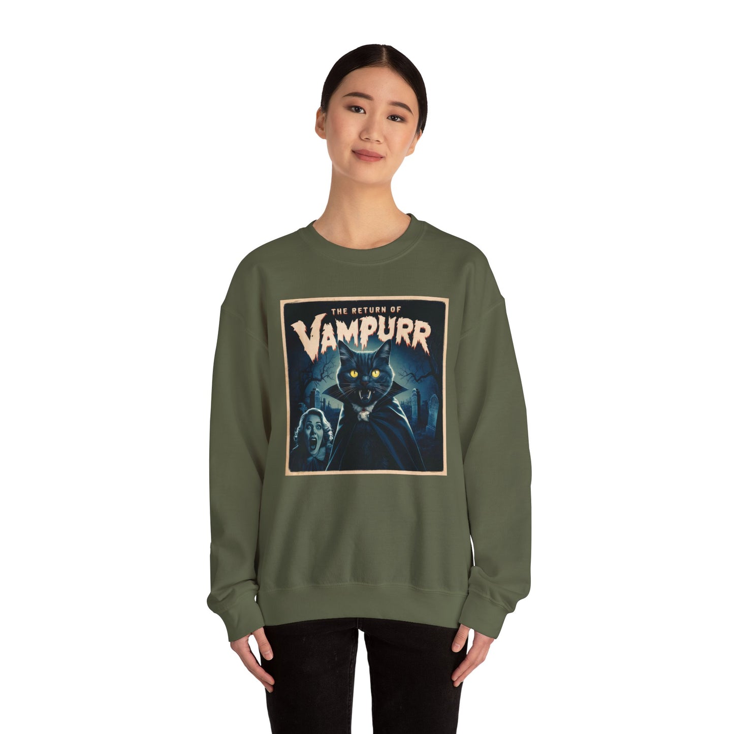 The Return Of Vampurr Movie Crewneck Sweatshirt