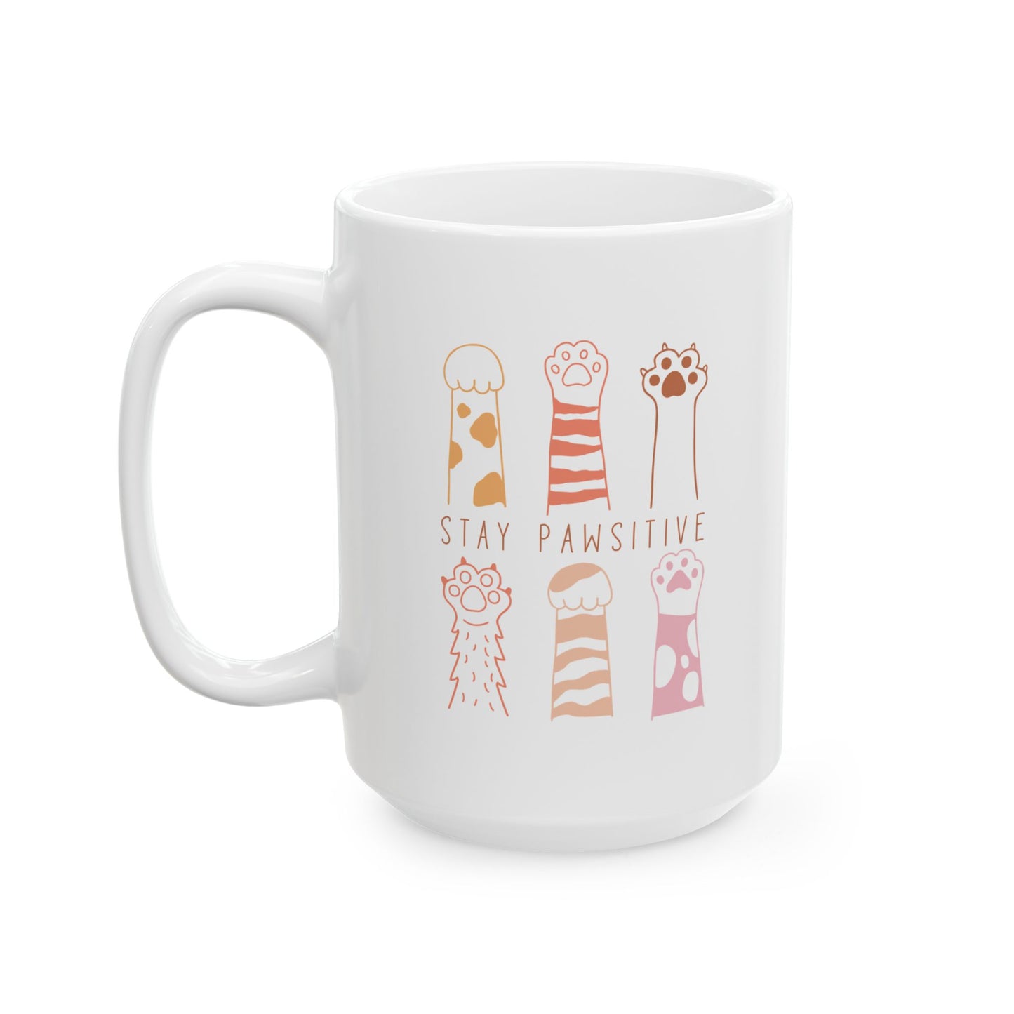 Stay Pawsitive Coffee Mug