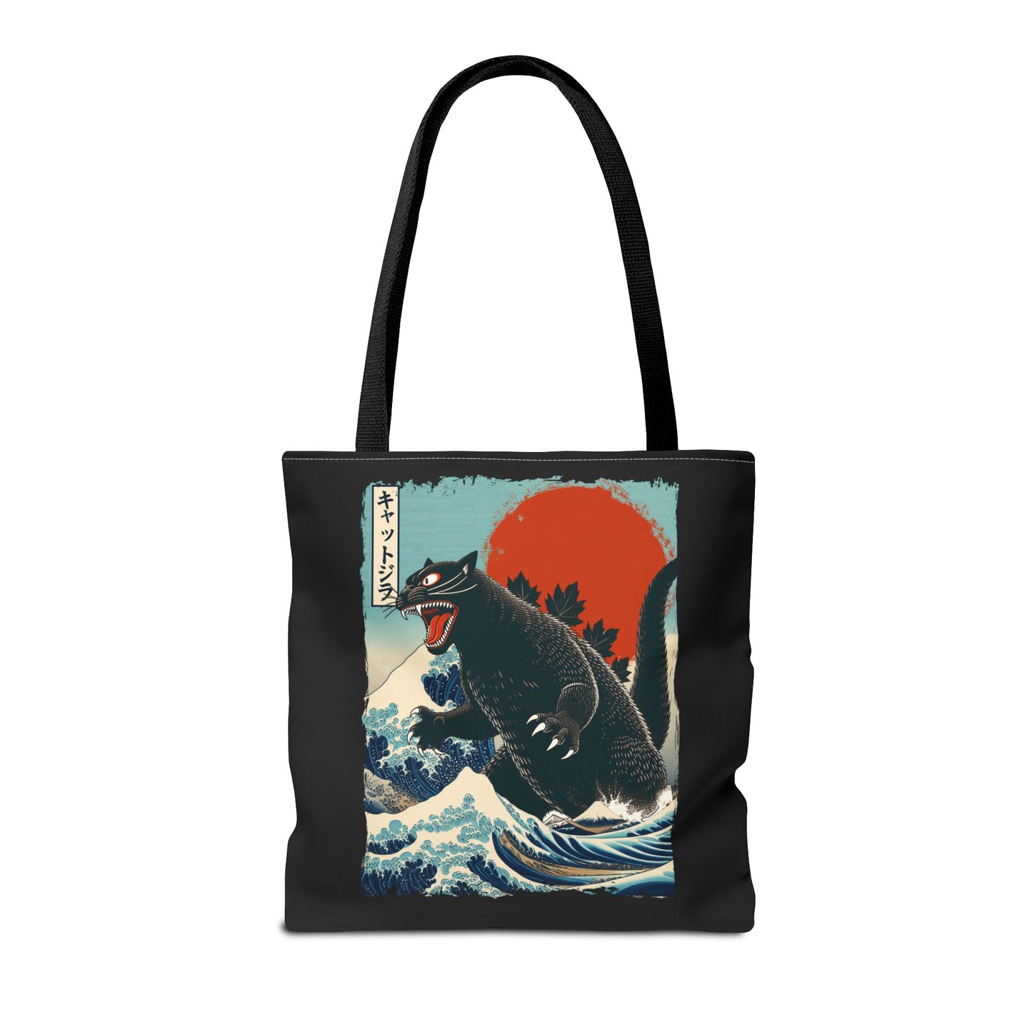 Catzilla Japanese Art Tote Bag