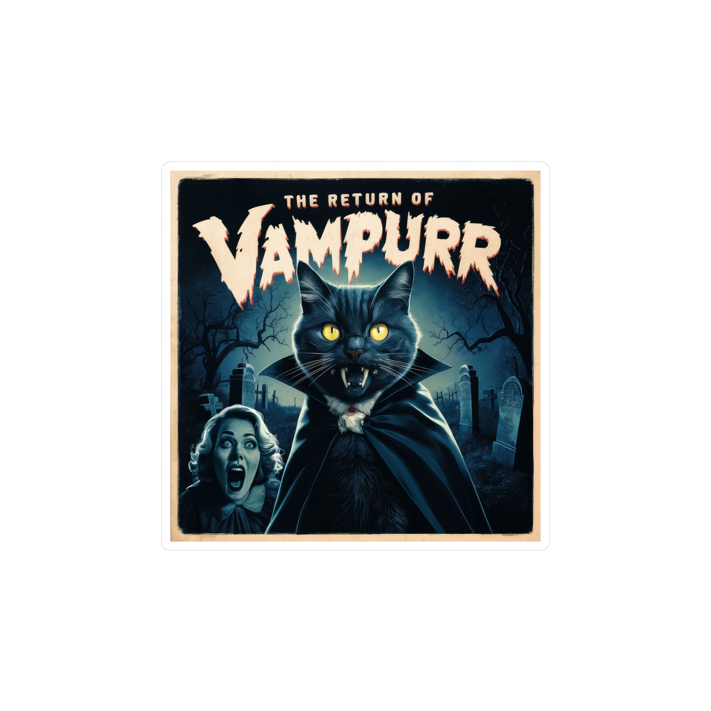 The Return Of Vampurr Movie Vinyl Decal