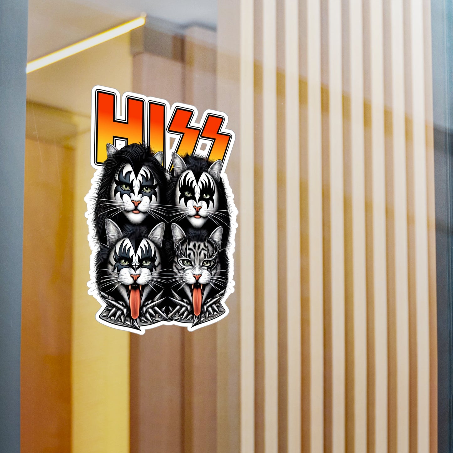 Hiss Band Vinyl Decal