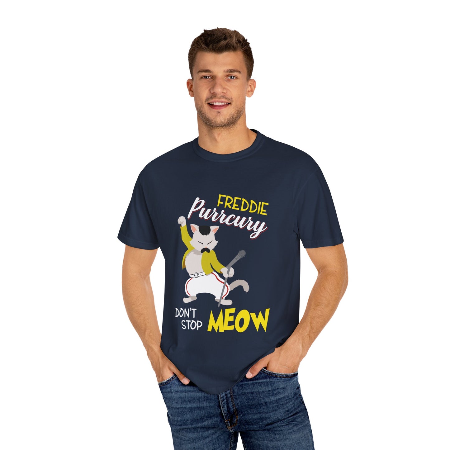Freddie Purrcury Don’t Stop Meow T-Shirt