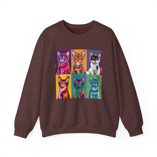 Catty Warhol Crewneck Sweatshirt