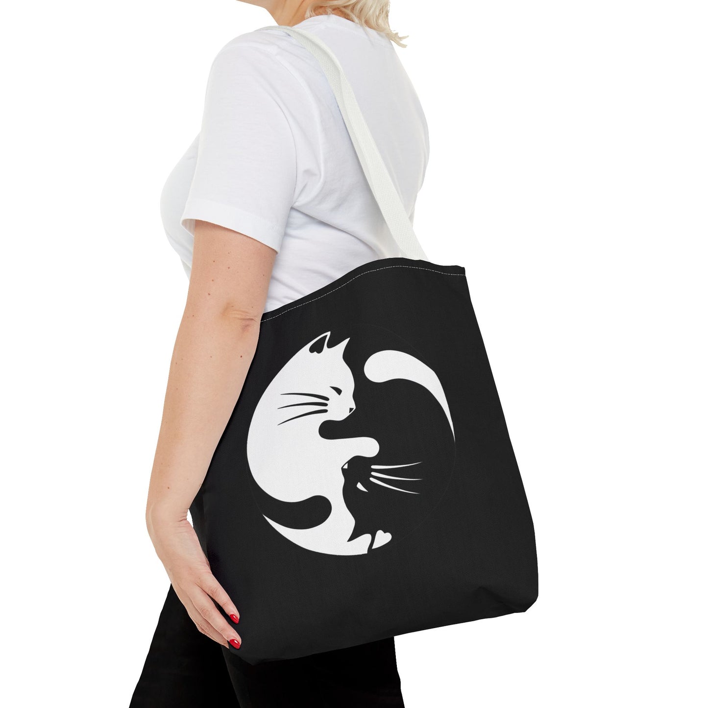Yin Yang Kitties Tote Bag