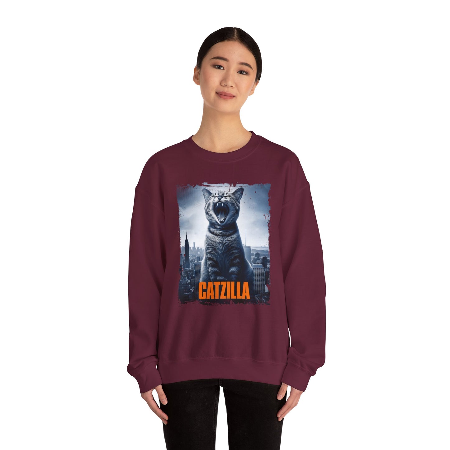 Catzilla Movie Crewneck Sweatshirt