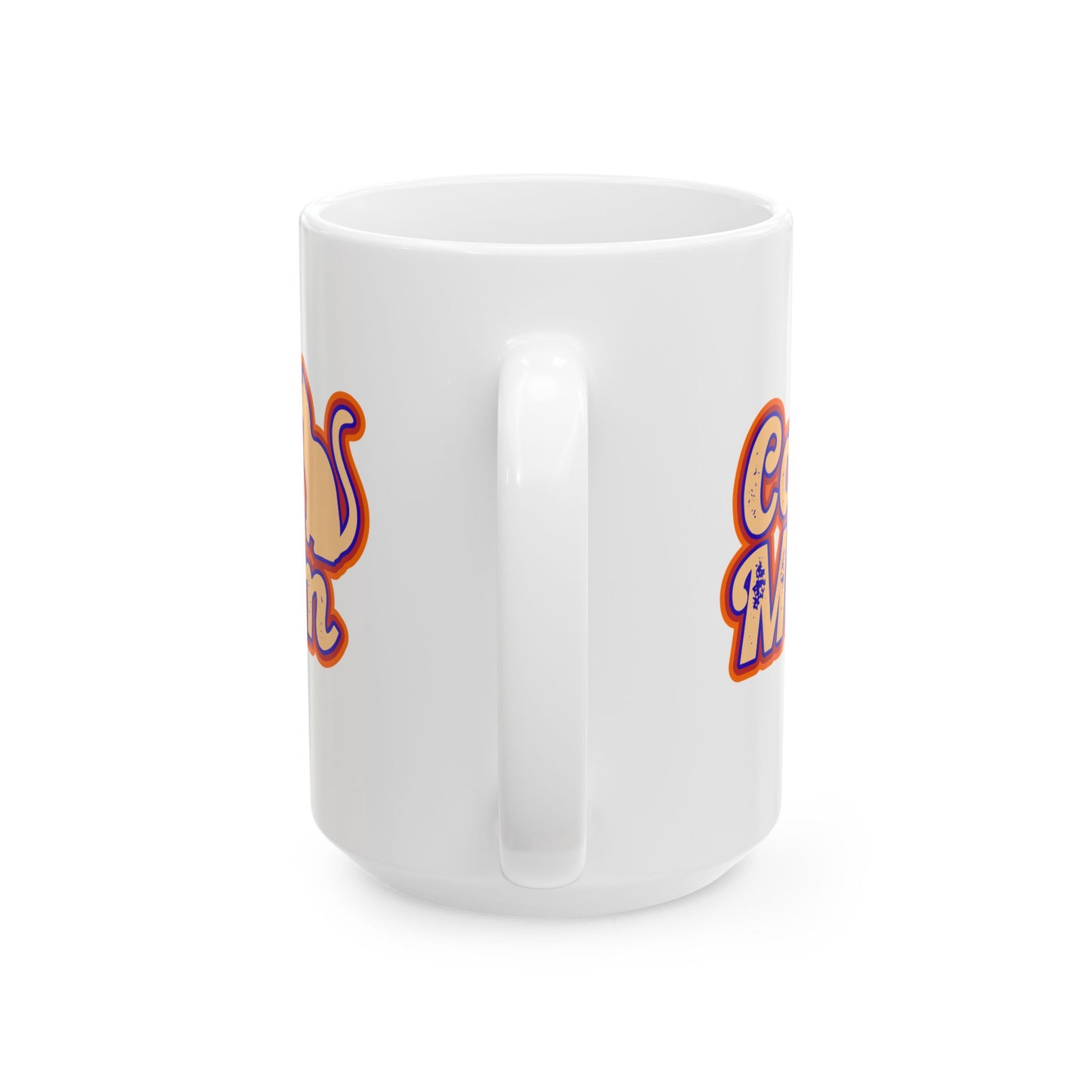 Vintage Cat Mom Coffee Mug