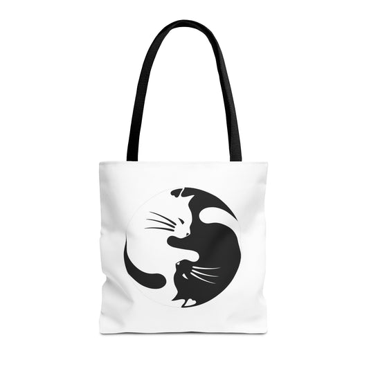 Yin Yang Kitties Tote Bag