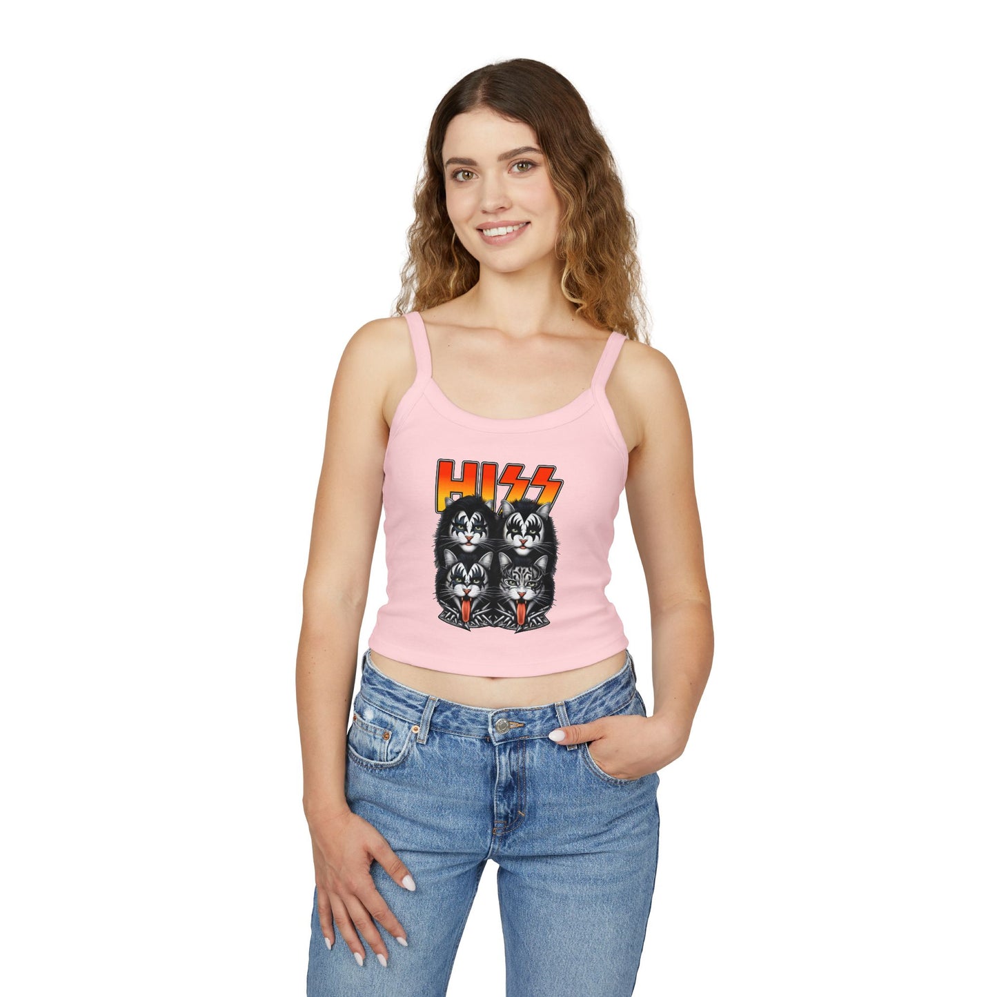 Hiss Band Women's Spaghetti Strap Tank Top