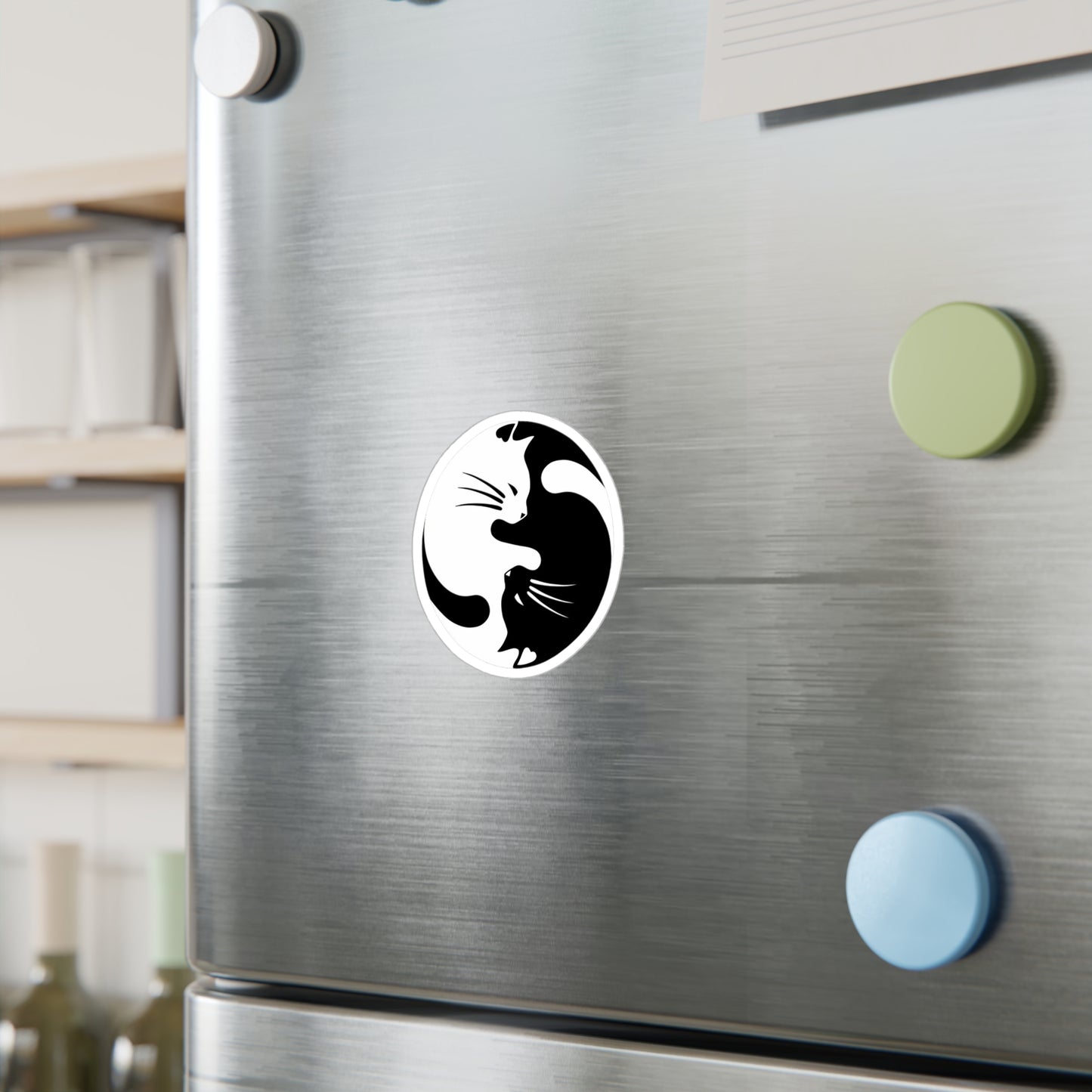 Yin Yang Kitties Vinyl Decal