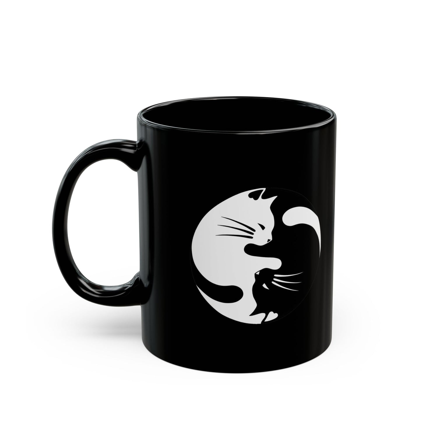 Yin Yang Kitties Coffee Mug