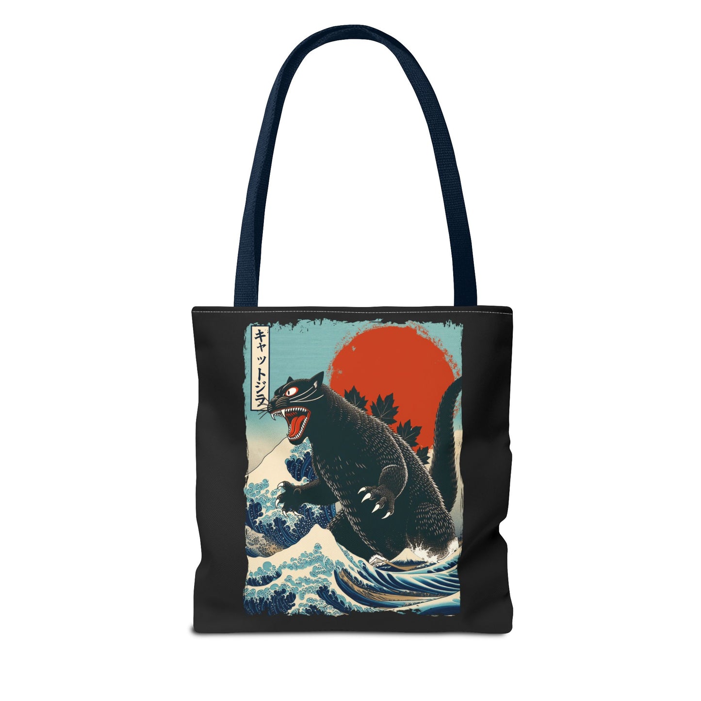 Catzilla Japanese Art Tote Bag