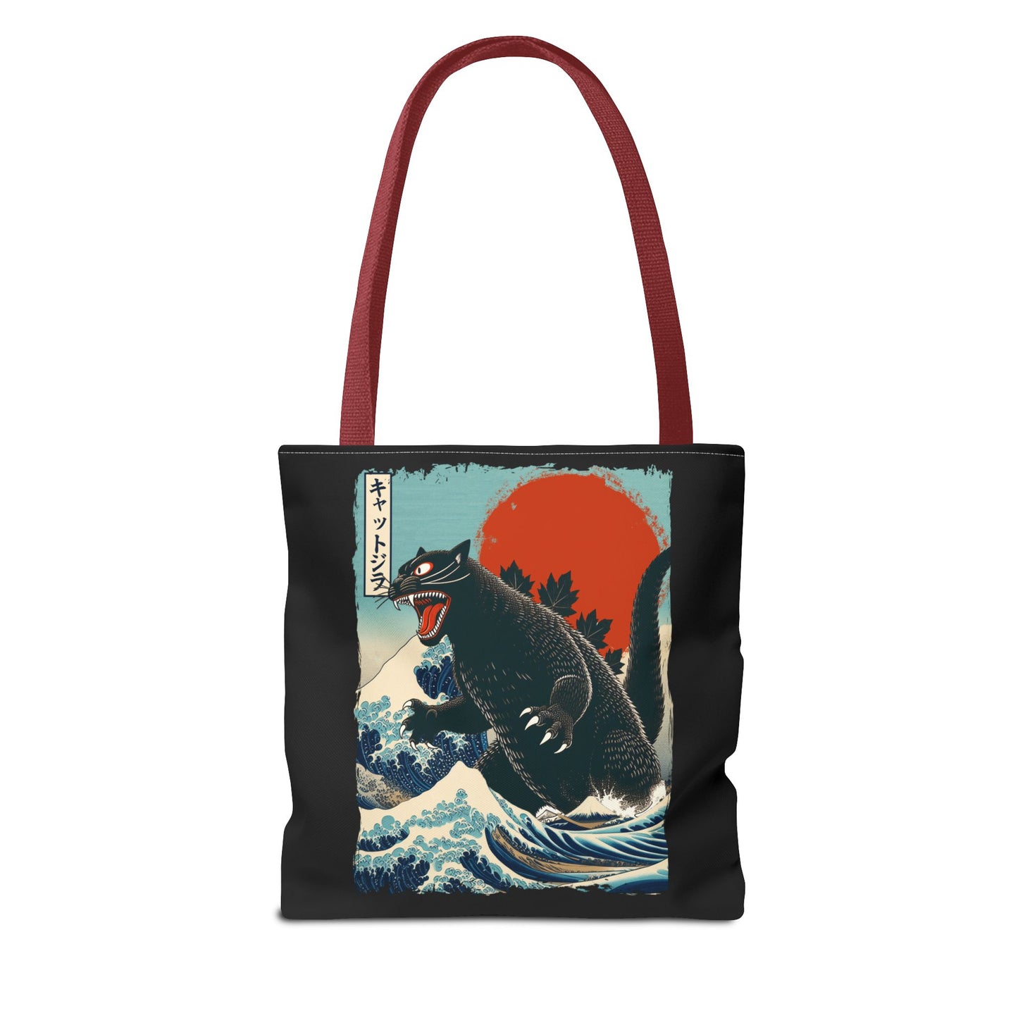 Catzilla Japanese Art Tote Bag