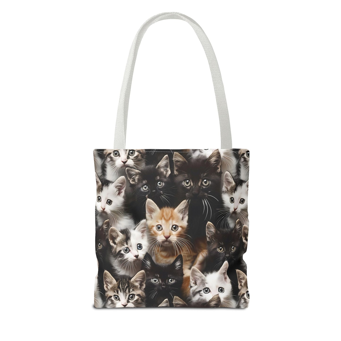 Cozy Kitten Crowd Tote Bag