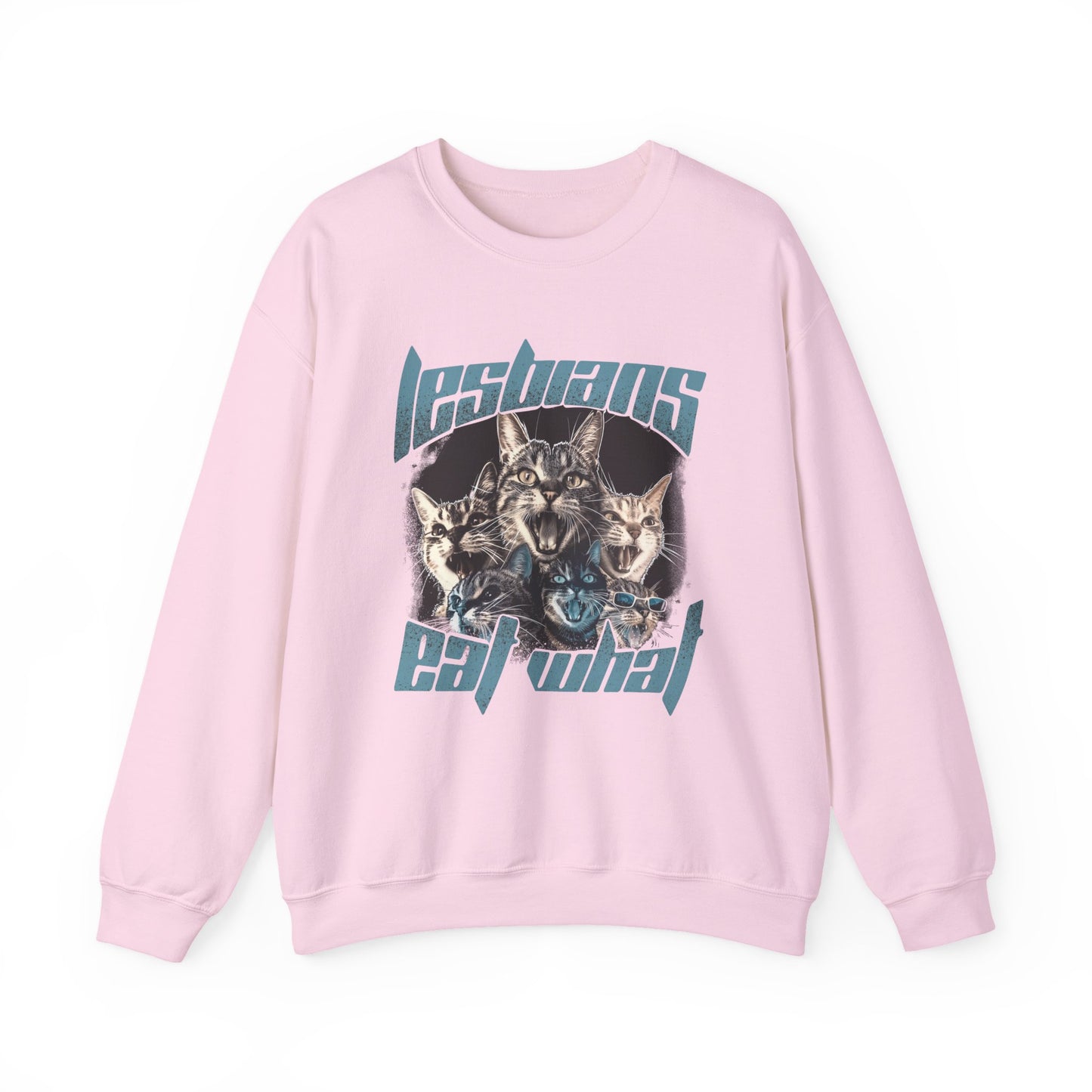 Lesbians Eat What?? Crewneck Sweatshirt