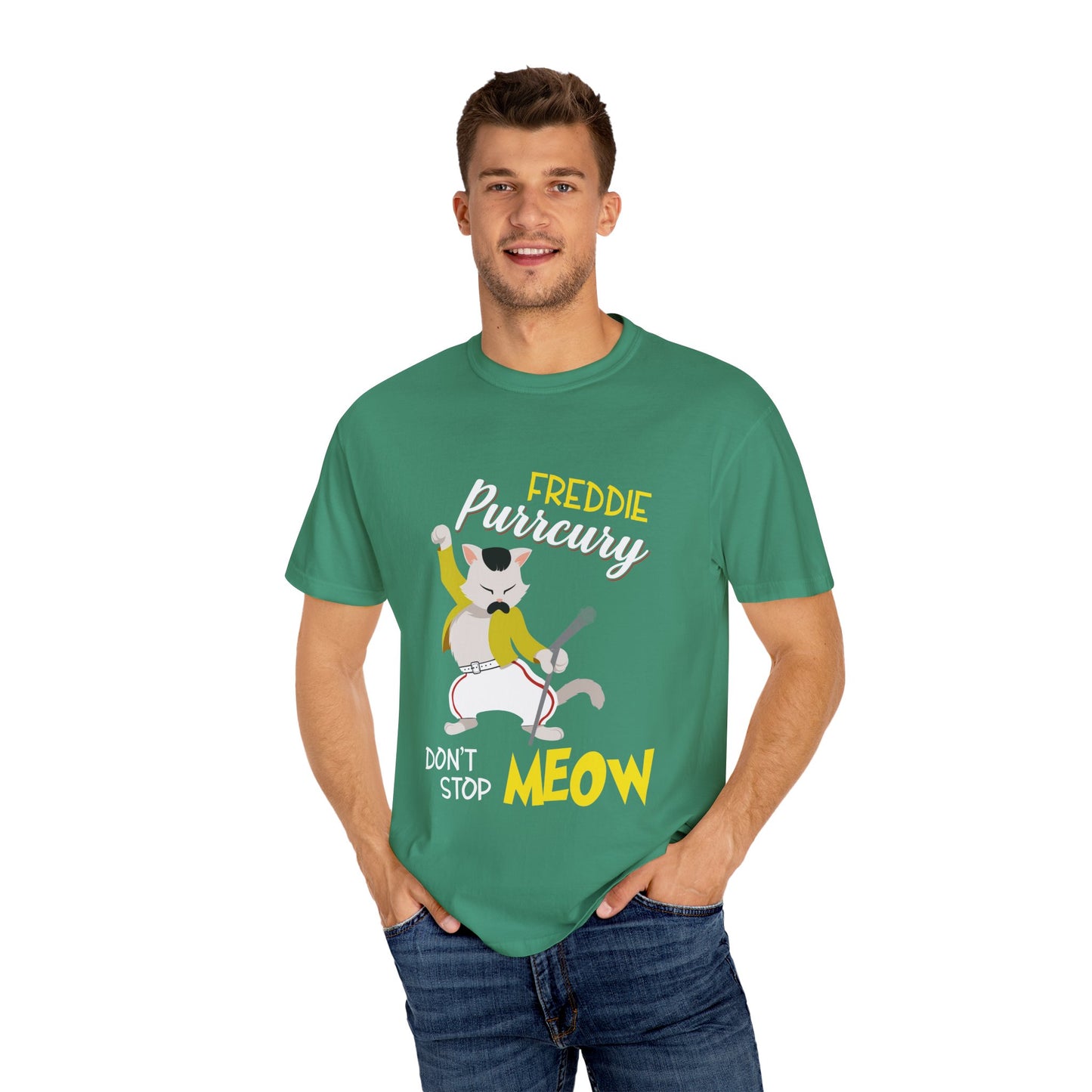Freddie Purrcury Don’t Stop Meow T-Shirt