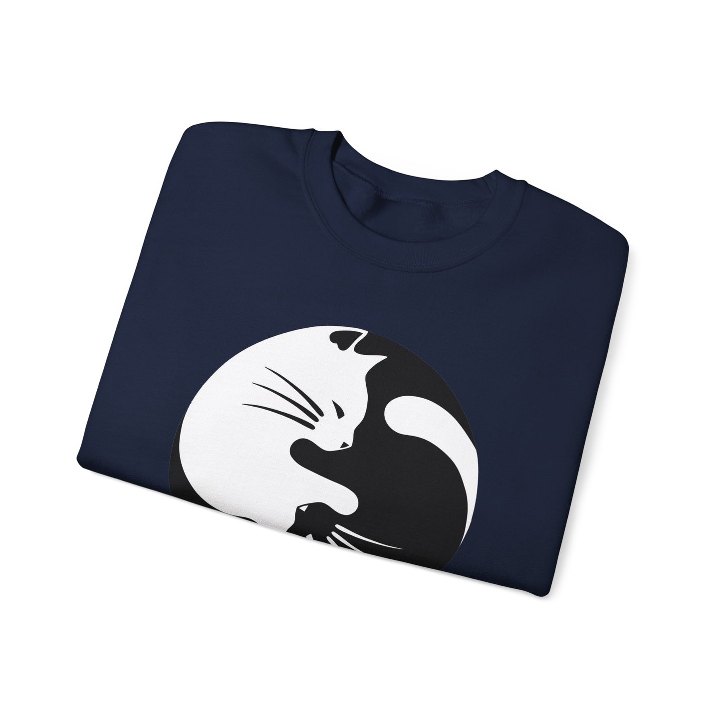 Yin Yang Kitties Crewneck Sweatshirt