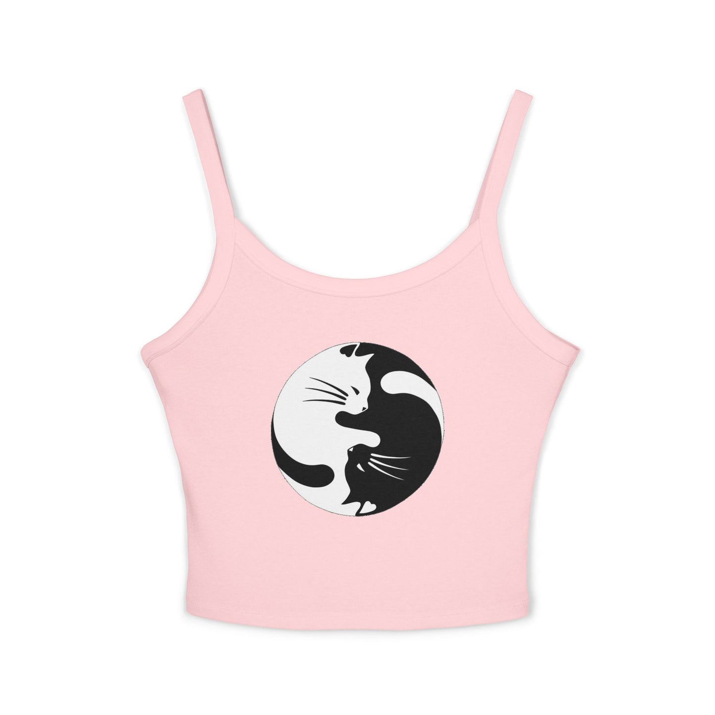 Yin Yang Kitties Women's Spaghetti Strap Tank Top