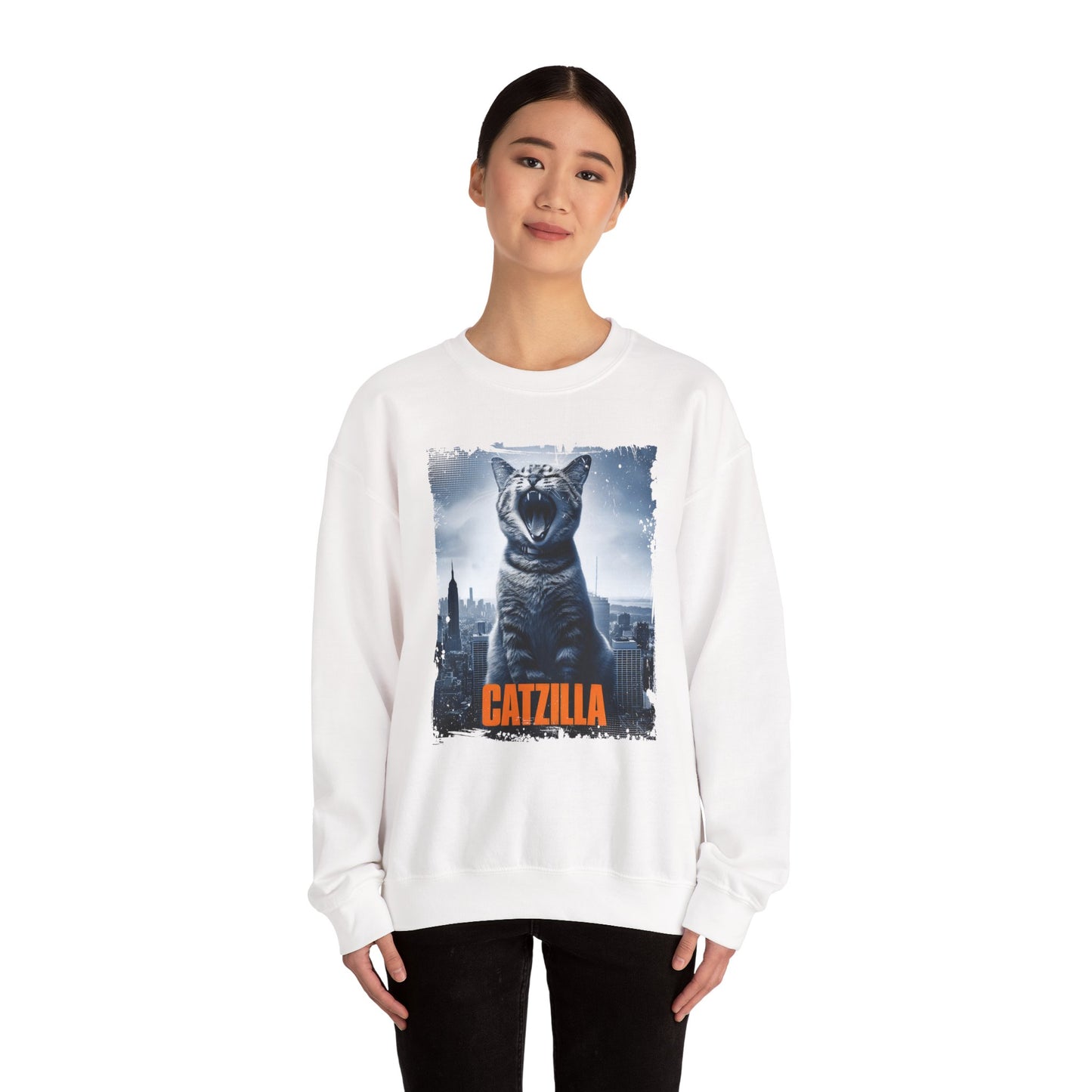 Catzilla Movie Crewneck Sweatshirt